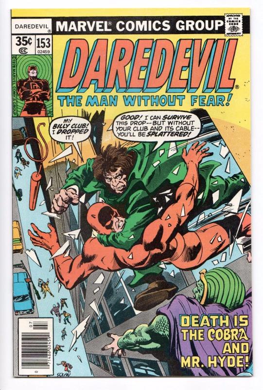 Daredevil #153 - Mister Hyde / Cobra / 1st App Ben Urich  - (Marvel, 1978) NM