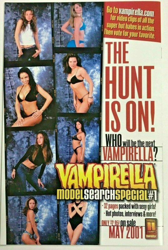 VAMPIRELLA#1 VF/NM 2001 PREVIEW EDITION HARRIS COMICS