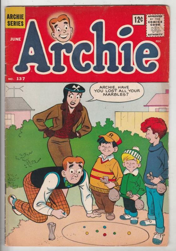 Archie #137 (Jun-63) VG/FN Mid-Grade Archie