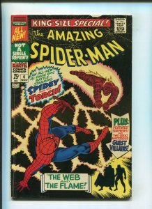 AMAZING SPIDERMAN KING SPECIAL #4 (5.0) WEB AND THE FLAME 1967