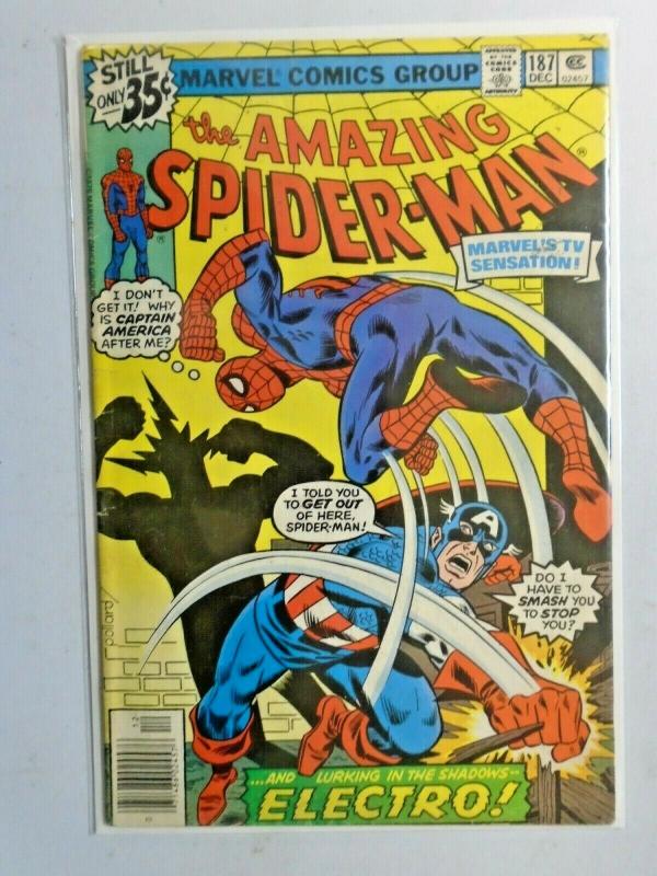 Amazing Spider-Man #187 1st Series 4.0 VG (1978)