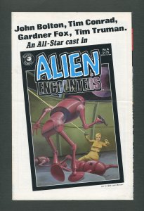 Eclipse Extra Promotional Flyer #12  / Alien Encounters /  VFN  / 1985