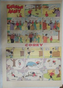 Gasoline Alley Sunday Page by Frank King 12/15/1940 Full Page ! 15 x 22 inches 