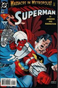 Superman (1987 series) #92, VF+ (Stock photo)