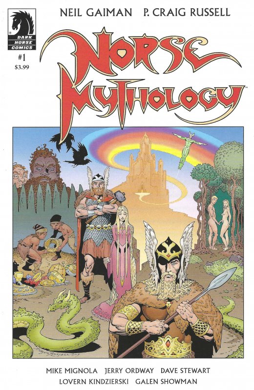 Norse Mythology #1 - Neil Gaiman & P. Craig Russell - Dark Horse Comics