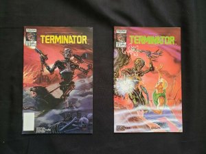 TERMINATOR 2PC (VF/NM) ALL MY FUTURES PAST #1-2 1990