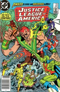 Justice League of America #241 (Newsstand) FN ; DC | Gerry Conway Amazo