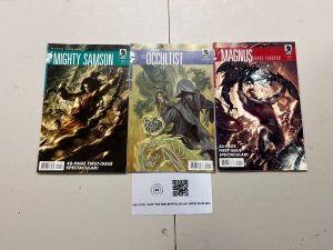 3 Dark Horse Comics Magnus #1 Occultist #1 Mighty Samson #1 73 JW12