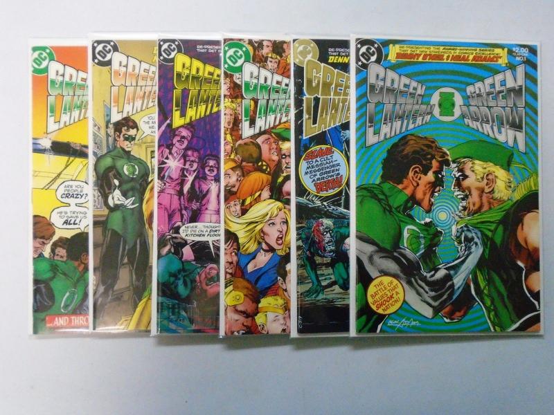 Green Lantern Green Arrow, SET #1-7, 8.0/VF (1983)