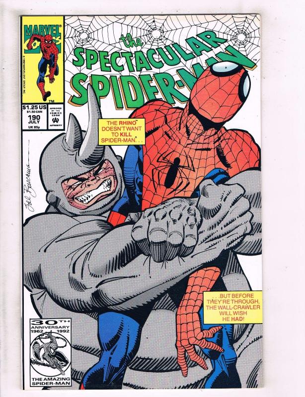 6 Spectacular Spider-Man Marvel Comic Books # 190 191 192 193 194 195 TW37