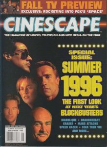 Cinescape (Vol. 1) #12 VF ; Cinescape | Summer 1996 First Look  September 1995
