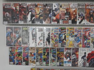 Huge Lot 140+ Comics W/ Captain America,  Spider-Man+MORE! Avg VF Condition!