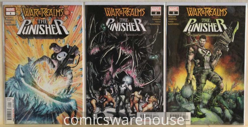 The War of the Realms Punsher (Marvel) 3 Issue Set NM