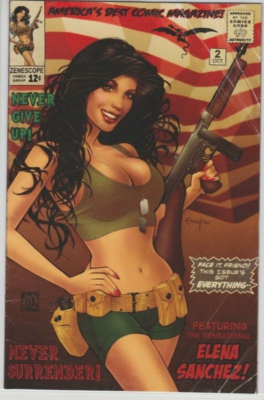 B.A.R. Maid #2 Cover D Zenescope Variant Exclusive LE500 NM Franchesco