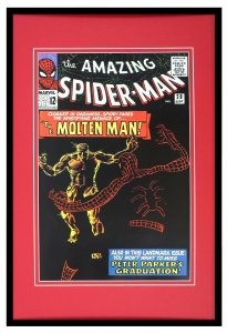 Amazing Spider-Man #28 Molten Man Framed 12x18 Official Repro Cover Display
