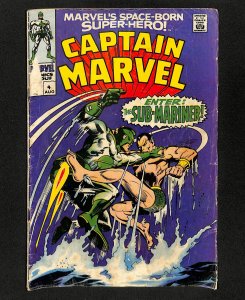 Captain Marvel (1968) #4 Sub-Mariner!