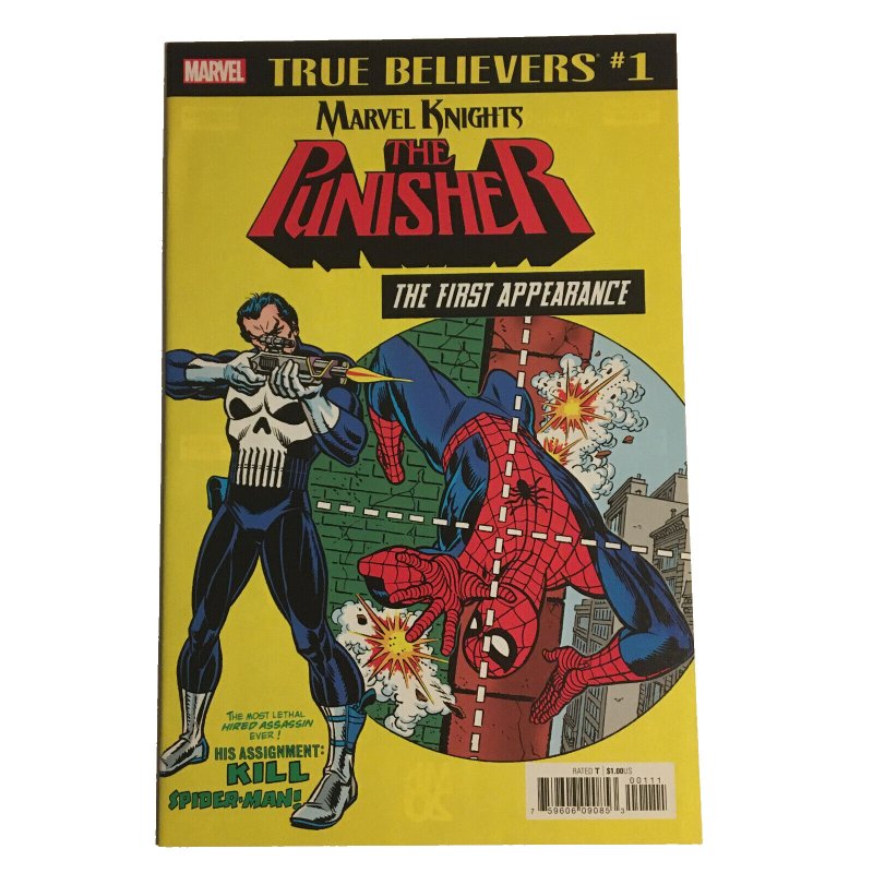 Amazing Spider-Man #129 True Believers REPRINT 1st Punisher Marvel High Grade
