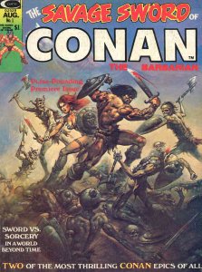 Savage Sword of Conan #1 FN ; Marvel | Boris Vallejo