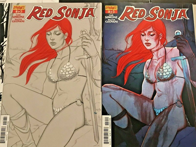 RED SONJA#9-15  NM VARIANTS LOT 2013 (7 BOOKS) DYNAMITE COMICS 