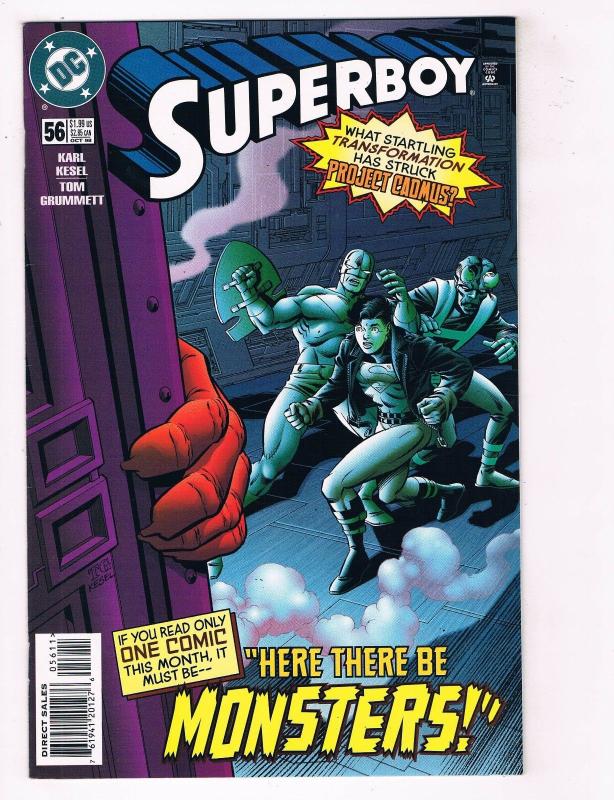 Superboy #56 VG/FN DC Comics Comic Book Kesel JLA Oct 1998 DE38 AD11