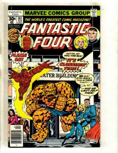 Lot Of 6 Fantastic Four Marvel Comic Books # 179 181 182 183 184 185 Thing JF23