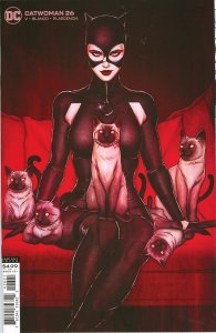 Catwoman 26  Jenny Frison Cardstock Variant Cover!  9.0 (our highest grade)