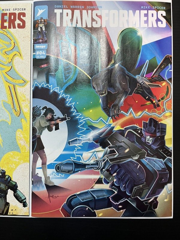 TRANSFORMERS #4 1:10 AROCENA + 1:25 GREENE NM SET 2024 IMAGE IN-HAND PROSHIPPER