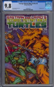 TEENAGE MUTANT NINJA TURTLES #6 CGC 9.8 WHITE PAGES  