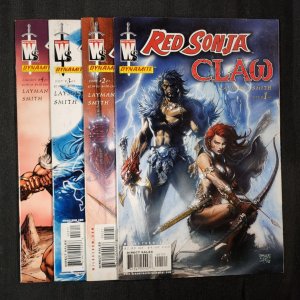 Red Sonja / Claw 4PC #1-4 - Jim Lee Gabriele Dell'Otto Andy Smith (9.0/9.2) 2006
