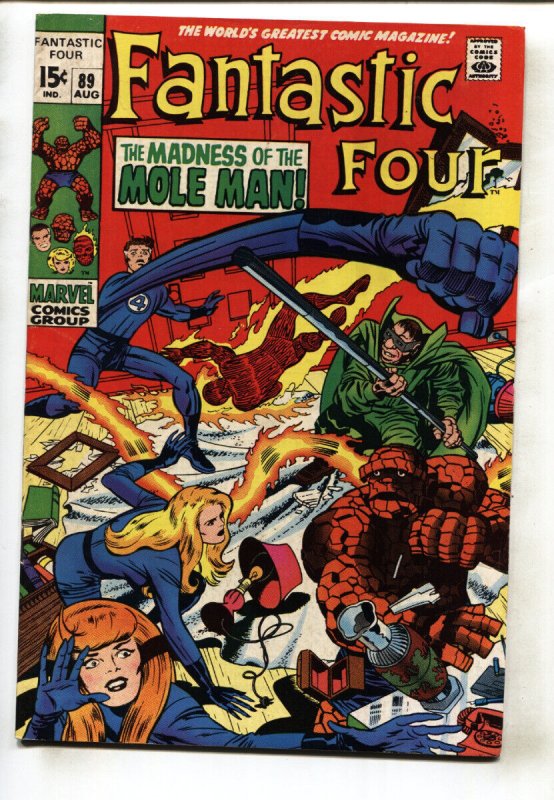 FANTASTIC FOUR #89--comic book--1969--JACK KIRBY--MARVEL