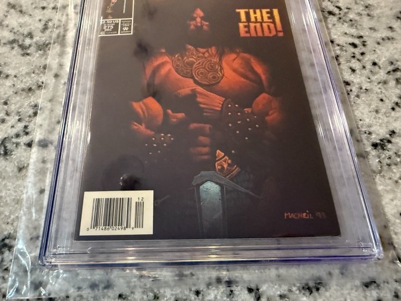 Conan The Barbarian # 275 CGC Graded 8.0 Marvel Comic Book Last Issue JH19