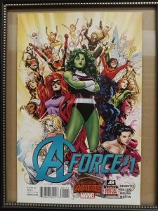A-FORCE #1 | 2015 | Marvel | 1st App Singularity 1st Team A-Force NM+.   N163