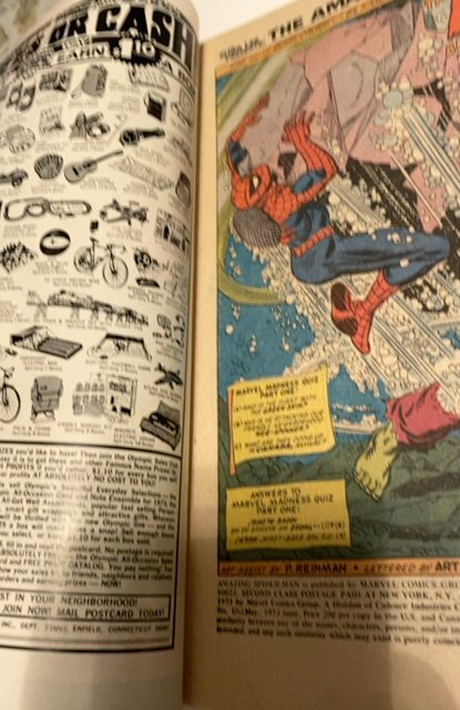 The Amazing Spider-Man #120 (1973) Romita art vs the Hulk upper mid grade