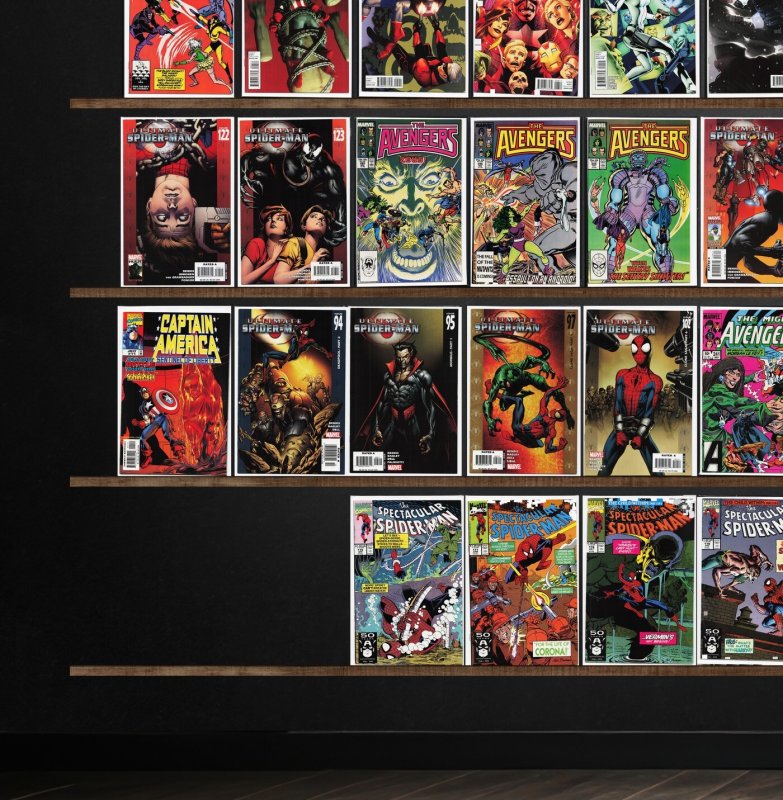 Huge Lot 150+ Comics with Ultimate Spider-Man, The Avengers & More!