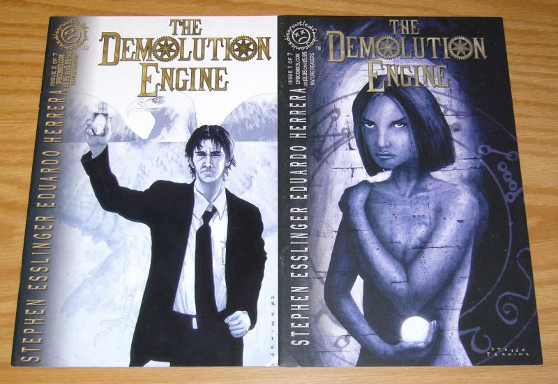 Demolution Engine #1-2 VF/NM complete series - steven perkins - indy comics set