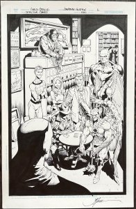 Detective Comics 1000 Splash Page Original Art by Greg Capullo