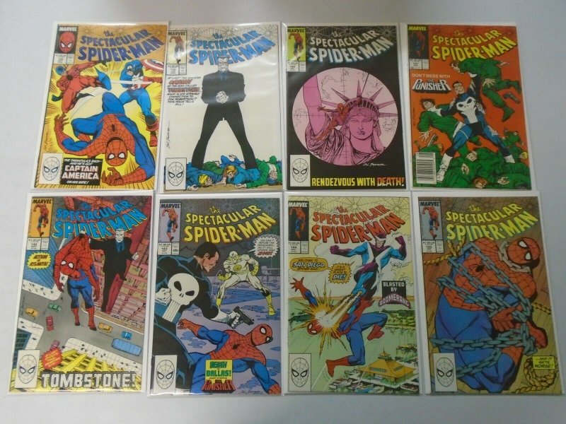 Spectacular Spider-Man lot 46 different #138-184 8.0 VF (1988-92 1st Series)