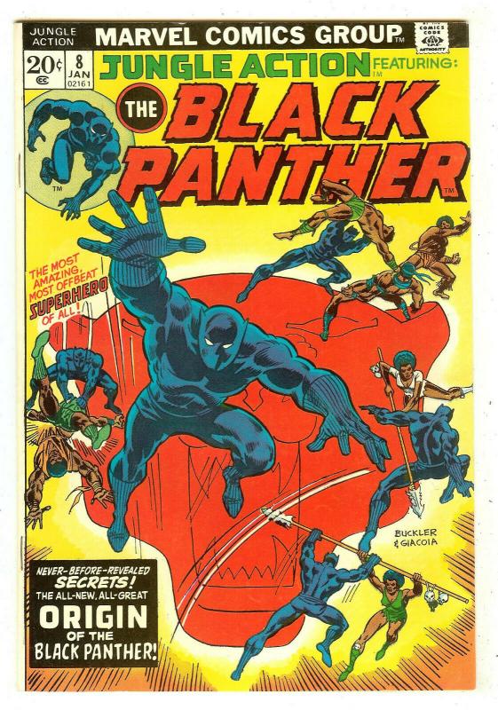 Jungle Action 8   Origin Black Panther