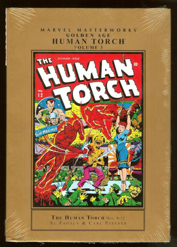 Human Torch Vol. 3 Golden Age   Marvel Masterworks  Hardcover Factory Sealed