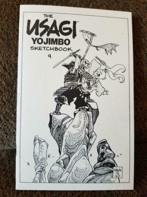 Stan SAKAI - Usagi Yojimbo Sketchbook 9, NM ashcan size Signed with Sketch 2012