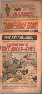 Coverless DC War Comics 6 Issue Bargain Lot-1957-1963-P