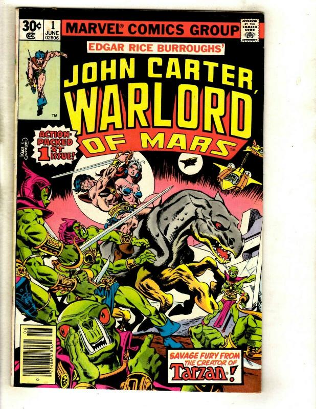 12 John Carter Marvel Comics # 1 3 4 5 6 7 8 9 11 12 13 Annual 2  WS6