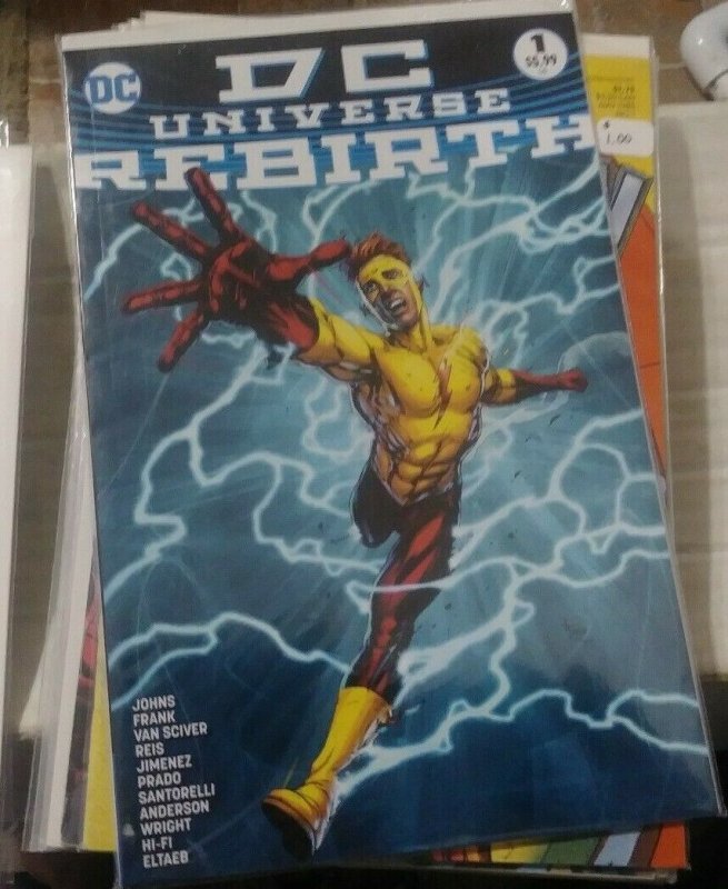 DC UNIVERSE REBIRTH #1 2016 3RD PRINT KID FLASH COVER WATCHMEN