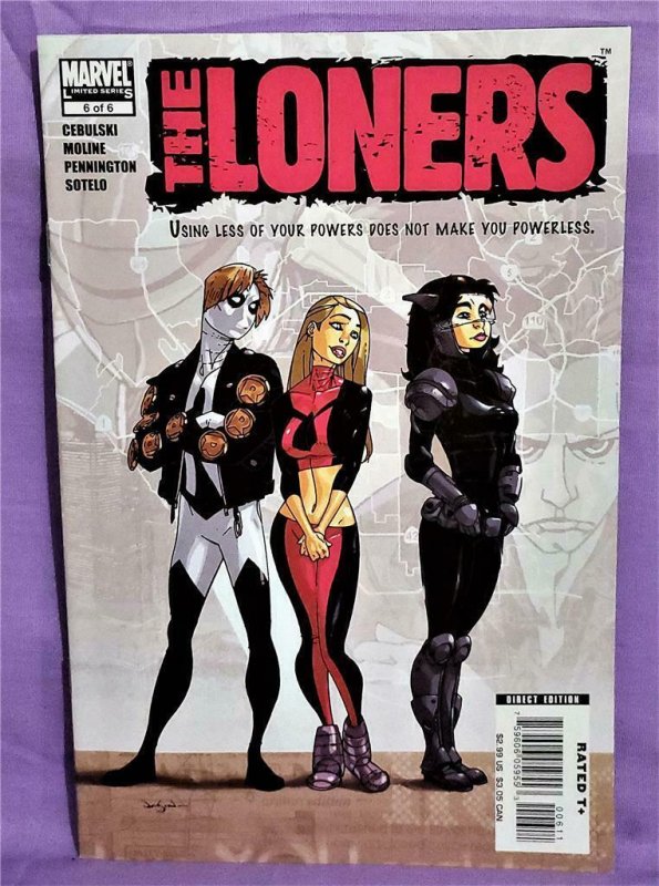 Spider-Woman THE LONERS #1 - 6 Darkhawk Karl Moline (Marvel, 2007)! 