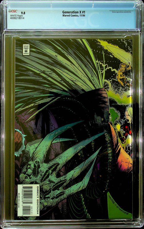 True Believers: Generation X (2017) - CGC 9.8 Cert#4008218014