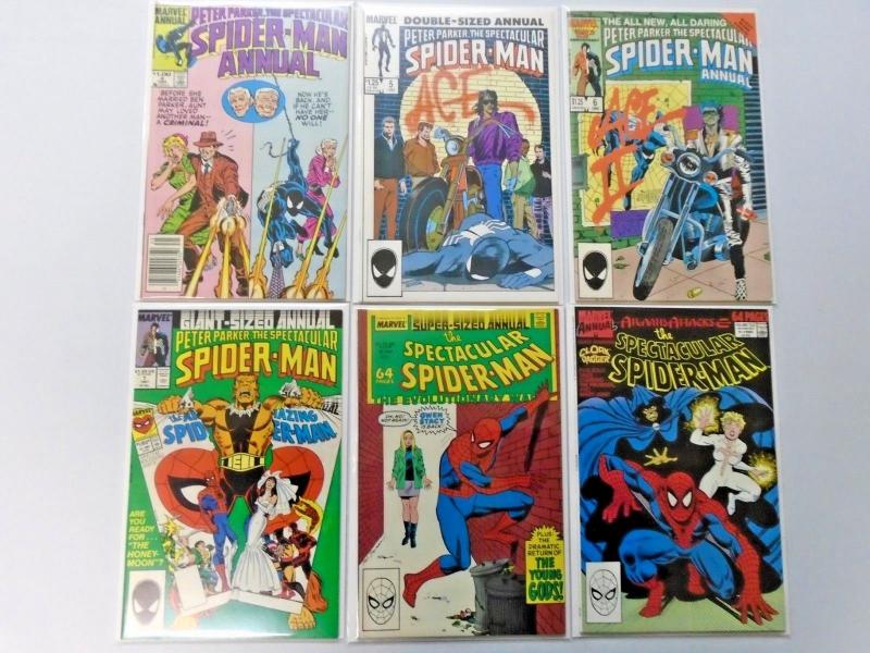 Spectacular Spider-Man Annual lot #4-14 avg 7.0 (1984)