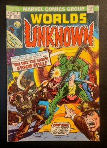 World's Unknown #3, The Day the Earth Stood Still, 1973 Horror Marvel