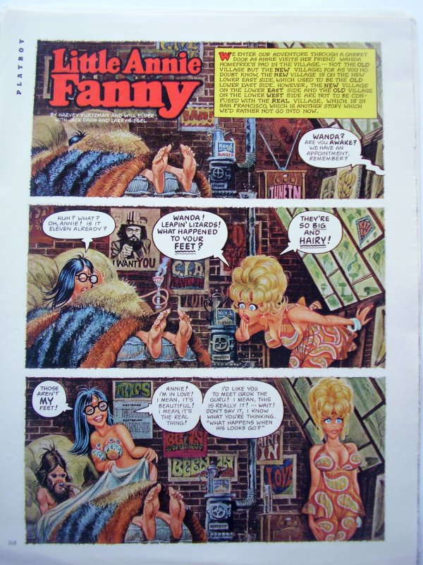 Annie Fanny 7 original playboy comics Set 6