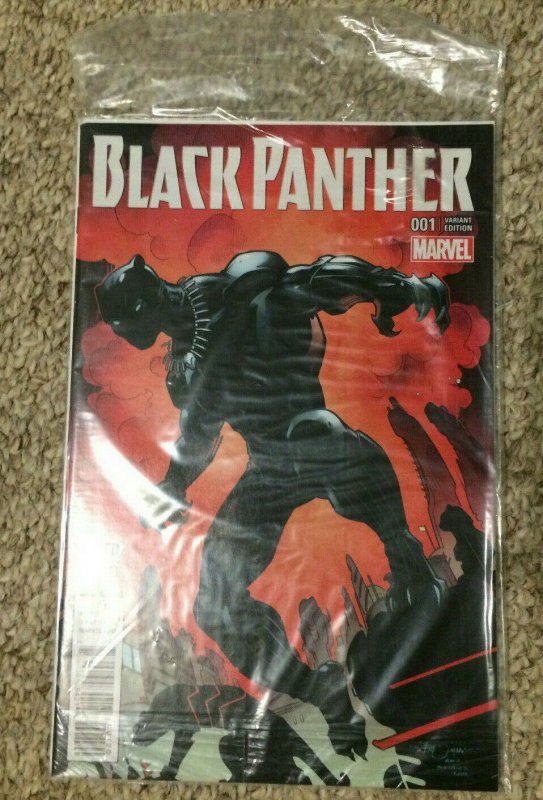 Black Panther #001 Variant Fried Pie Still in Sealed Plastic NM+ 2016 Marvel
