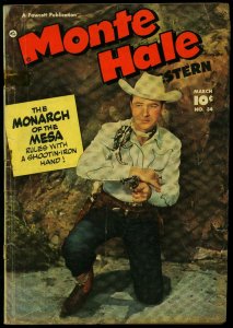 MONTE HALE WESTERN #34 1949 B-WESTERN OVIE PHOTO COVER  G